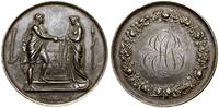 medal pamiątkowy 1881, Aw: Dwie postacie podając