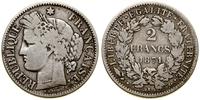 Francja, 2 franki, 1871 K