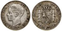 1 peseta 1902, Madryt, srebro próby 835, 5 g, pa