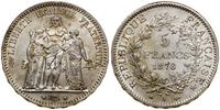 5 franków 1876 A, Paryż, srebro próby 900, 25 g,