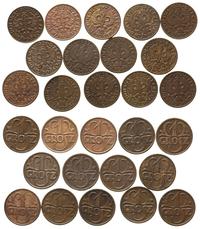 zestaw monet 1 grosz 1923-1939, Zestaw jednogros