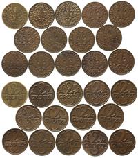zestaw monet 2 grosze 1923-1939, Zestaw dwugrosz