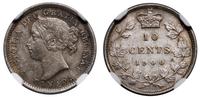 10 centów 1900, Londyn, bardzo ładna moneta w pu