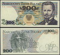 200 złotych 1.06.1986, seria CZ, numeracja 18502