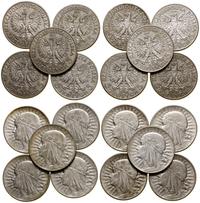 zestaw: 10 x 5 złotych 1932–1934, Anglia i Warsz