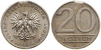 Polska, 20 złotych (DESTRUKT MENNICZY), 1988