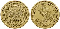 100 złotych 1995, Warszawa, Orzeł Bielik, złoto,