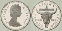 dolar 1982, Królowa Elżbieta II, srebro "500" 23