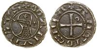 denar 1162-1201, Antiochia, Aw: Popiersie w lewo