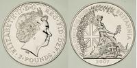 2 funty 2007, Królowa Elżbieta II, srebro "999" 