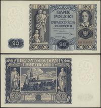 20 złotych 11.11.1936, seria AH, numeracja 13096