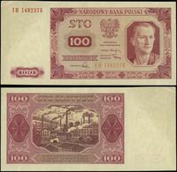 100 złotych 1.07.1948, seria IH, numeracja 14823