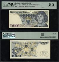 1.000 złotych 2.07.1975, najniższa seria dwulite