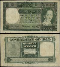 1/4 dinara 1931, seria J, numeracja 351589, licz