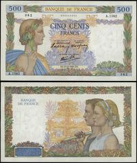 500 franków 5.12.1940, seria A 1582, numeracja 3