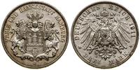 Niemcy, 3 marki, 1911 J