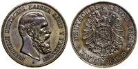 2 marki 1888 A, Berlin, patyna, moneta wyczyszcz