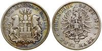 Niemcy, 2 marki, 1876 J