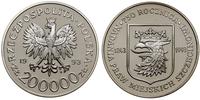 200.000 złotych 1993, Warszawa, 750. rocznica na