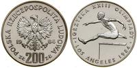 200 złotych 1984, Warszawa, Igrzyska XXIII Olimp