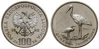 100 złotych 1982, Warszawa, Ochrona Środowiska -