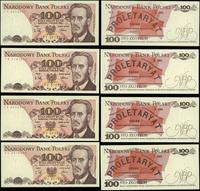 zestaw: 11 x 100 złotych 1.12.1988, serie: NM, N