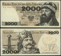 2.000 złotych 1.06.1979, rzadka, seria początkow