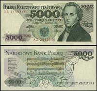 5.000 złotych 1.06.1986, seria AZ, numeracja 244