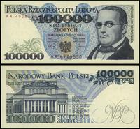 100.000 złotych 1.02.1990, rzadka, seria początk
