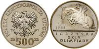 500 złotych 1987, Warszawa, Igrzyska XXIV Olimpi