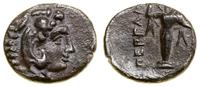 diobol ok. 310–284 pne, Aw: Głowa Heraklesa nakr