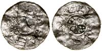 denar 1009–1024, Salzburg, Aw: Popiersie władcy 