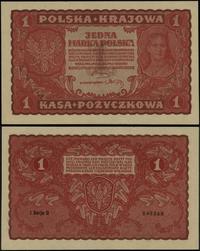 1 marka polska 23.08.1919, seria I-O, numeracja 