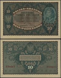 10 marek polskich 23.08.1919, seria II-Y, numera