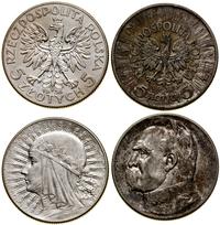 Polska, zestaw: 2 x 5 złotych, 1934 i 1935