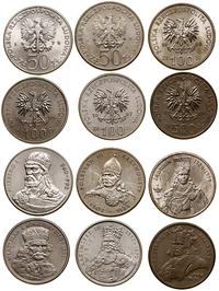 Polska, zestaw 12 monet PRL, 1979–1989