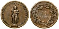 Francja, żeton o nominale 20, 1833