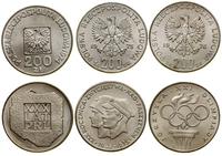 zestaw: 3 x 200 złotych 1974, 1975, 1976, Warsza