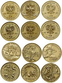 zestaw: 6 x 2 złote 1999–2001, Warszawa, w zesta
