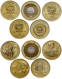 Polska, zestaw 5 x 2 złote