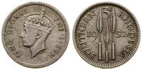 3 pensy 1952, Londyn, miedzionikiel, moneta w pl