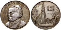 medal Jasna Góra 1982, Poznań, Aw: Popiersie pap
