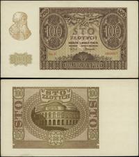 100 złotych 1.03.1940, seria E, numeracja 085300