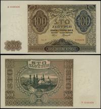 100 złotych 1.08.1941, seria D, numeracja 019040