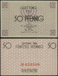 50 fenigów 15.05.1940, numeracja 853589 w kolorz