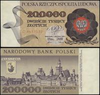 200.000 złotych 1.12.1989, seria C, numeracja 46