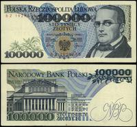 100.000 złotych 1.02.1990, seria BZ, numeracja 1