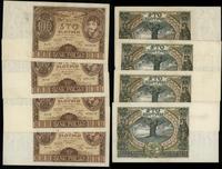 Polska, zestaw: 4 x 100 złotych, 9.11.1934