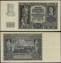 20 złotych 1.03.1940, bez oznaczenia serii i num