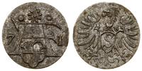 denar 1571, Królewiec, nad monogramem dziewięcio